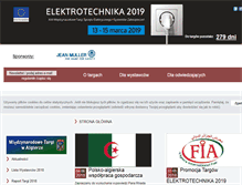 Tablet Screenshot of elektroinstalacje.pl